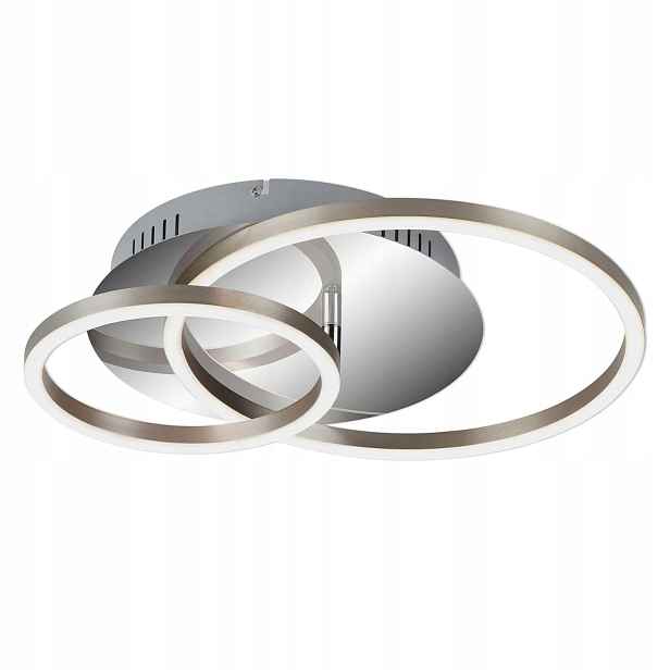 Stropní Svítidlo Led stropní svítidlo 24,5W Chrom 3000K se stmívačem Obývací pokoj Ložnice