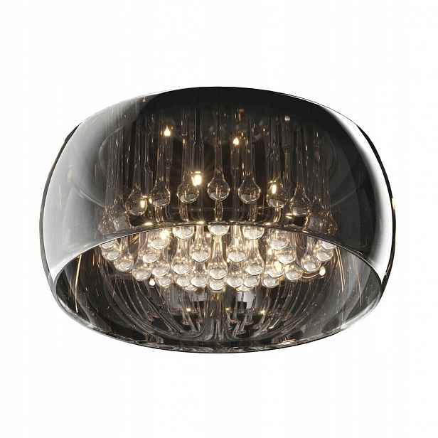 Stropní Svítidlo Stropní Svítidlo Stříbrný lustr Křišťál 6xG9 Glamour 50 cm Zuma Line