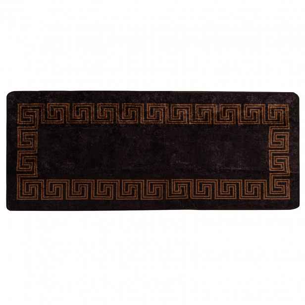 vidaXL Běhoun MARSA Černá 80 x 200 cm Polyester a PVC