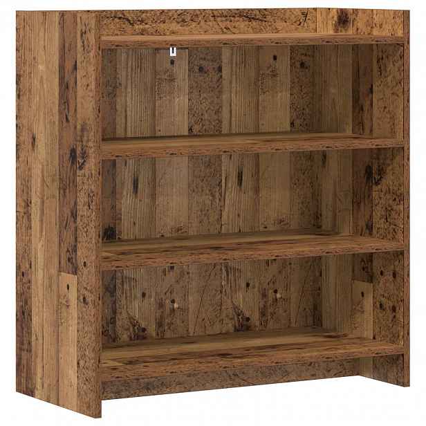 vidaXL Servírovací skříň Staré dřevo 75 x 36 x 80 cm Kompozitní dřevo