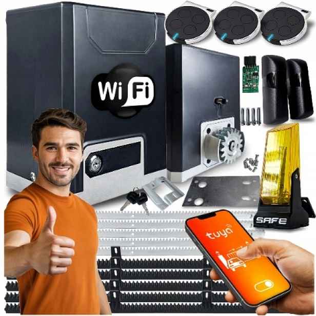 Set Pohon Pro Posuvnou Bránu 600 Lampa lišty ovladače Wifi Tuya Automat