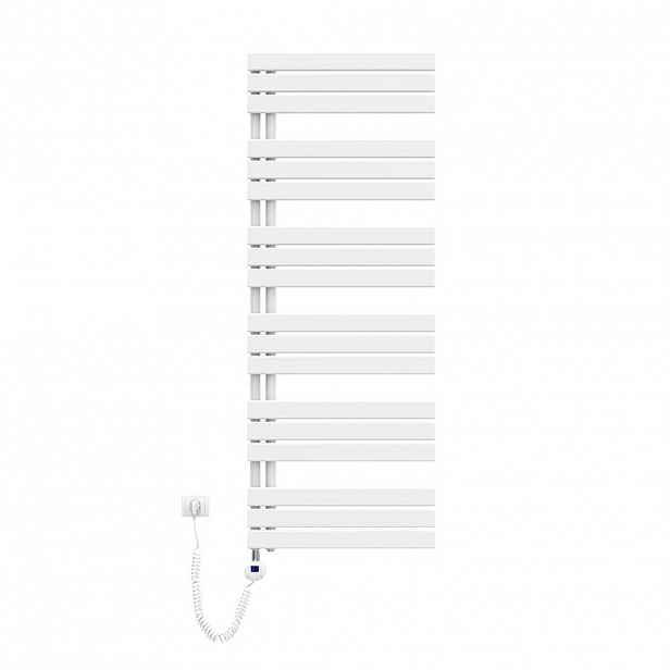 EMKE RADIÁTOR NA RUČNÍKY Wi-Fi termostatem, bílý, 159,9/60 cm