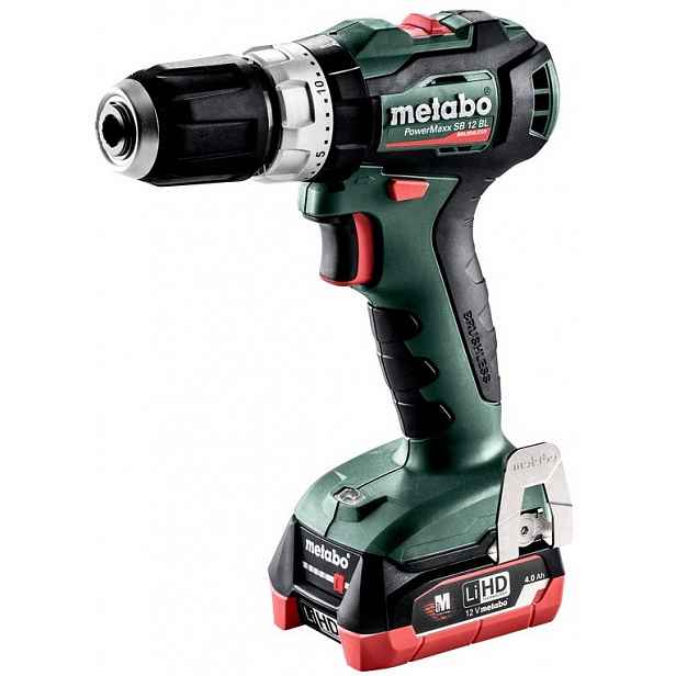 Šroubovák vrtací s příklepem AKU Metabo PowerMaxx SB 12 BL