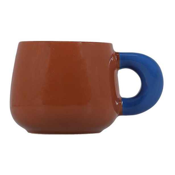 Tmavě hnědý hrnek z kostního porcelánu 470 ml Coco – ONA