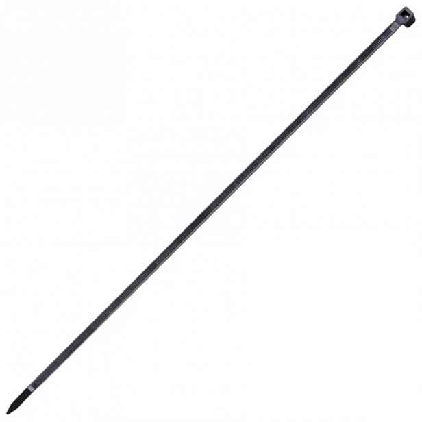 Vázací pásky 3.6 x 300 mm černé, nylon, 100 ks.