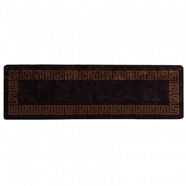 vidaXL Běhoun MARSA Černá 80 x 250 cm Polyester a PVC