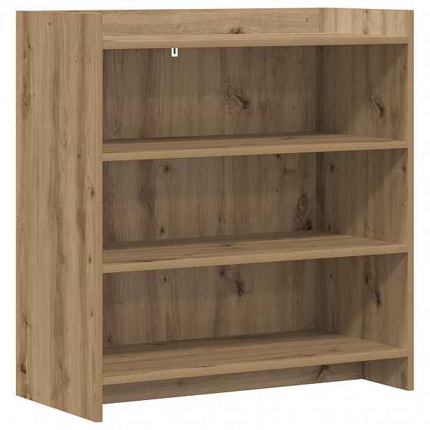 vidaXL Servírovací skříň Dub artisan 75 x 36 x 80 cm Kompozitní dřevo