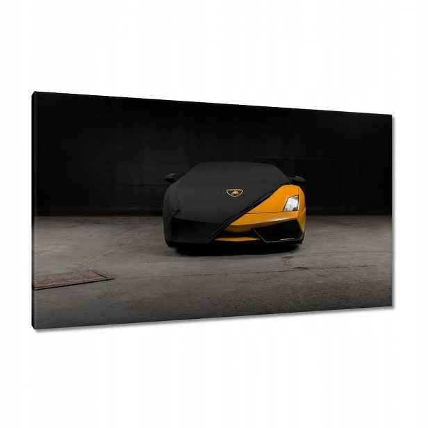 Obrazy 120x70 Oranžové auto