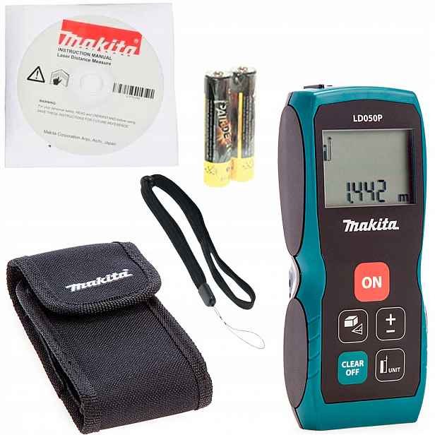 Dálkoměr laserový měřič 50 m IP54 Makita LD050P