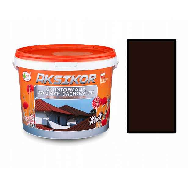 Barva na střechu Aksikor Bronz 10L ral 8017
