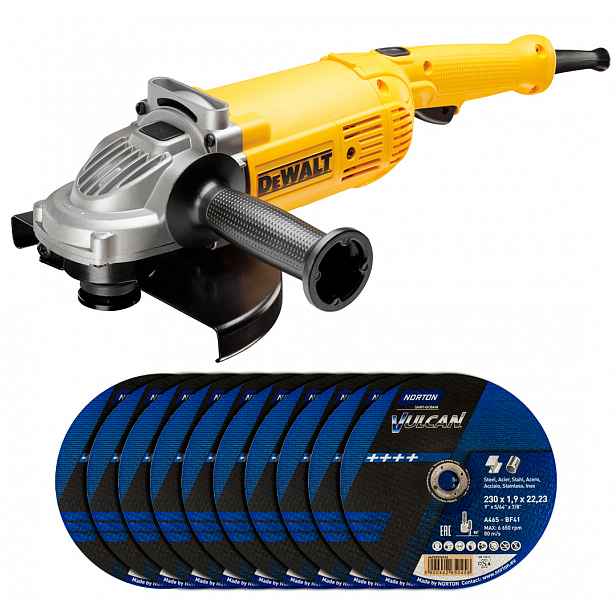 DWE492S DeWALT bruska 230 mm 2200 W 10 Ks