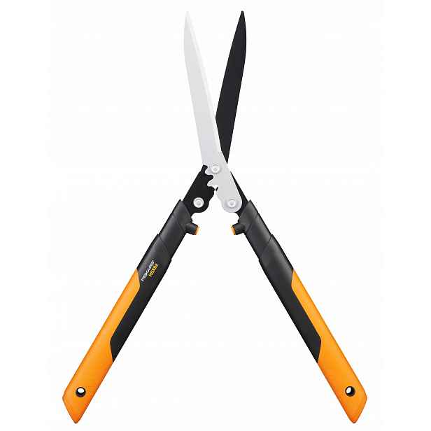 Fiskars Powergear Ruční nůžky na živý plot pro zahradní keře, lehké, HSX92