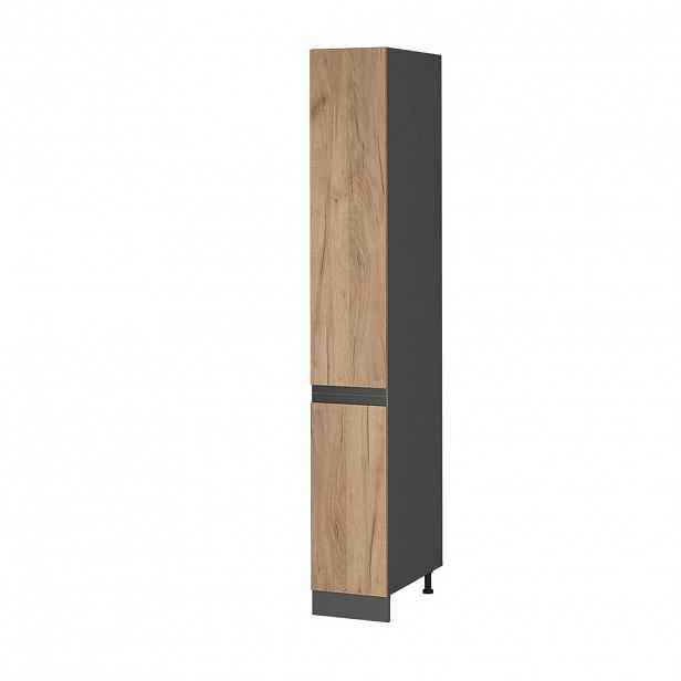 Vicco LÉKÁRNIČKOVÁ SKŘÍŇKA R-Line Zlatý mocný dub 30 cm Tvar J