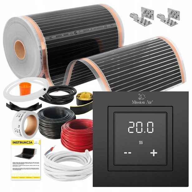 Set Mission Air Fólie Vyhřívací Podložka Infračervená 50 cm I 160 W/m² 7 m² Ptc