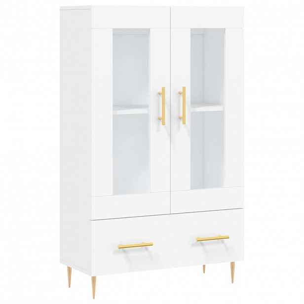 vidaXL Skříň highboard bílá 69,5 x 31 x 115 cm kompozitní dřevo