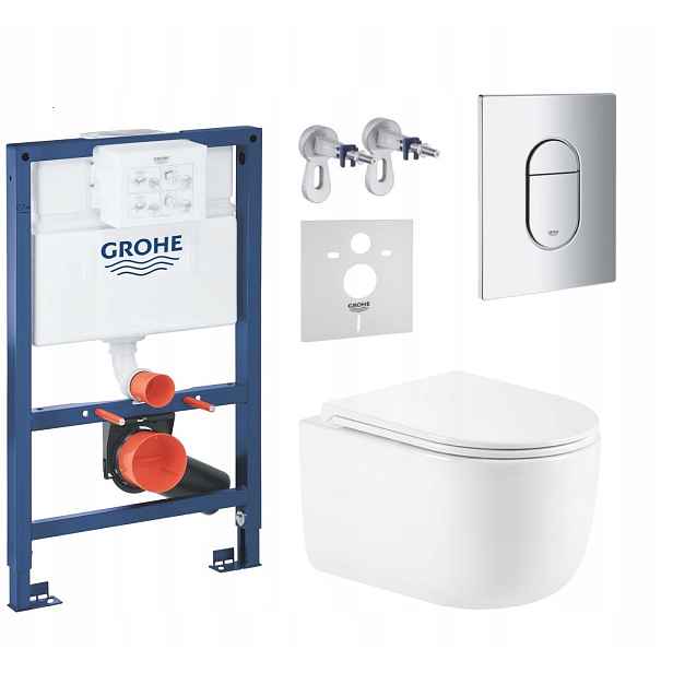 7v1 Podomítkový Wc Set Stelaz Grohe Wc Mísa Tornado Imprese Tlačítko