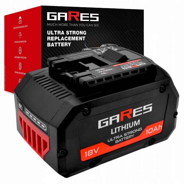 Akumulátor Gares pro Bosch Gba 1600A016GK 18V 10Ah 21700