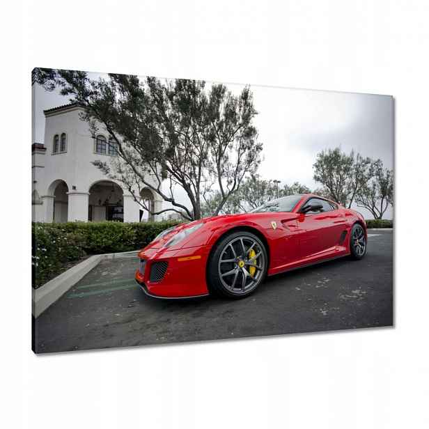 Obrazy 100x70 Červené auto Ferrari