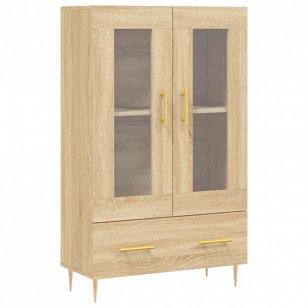 vidaXL Skříň highboard dub sonoma 69,5 x 31 x 115 cm kompozitní dřevo