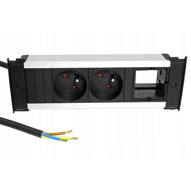 Bachmann Systém Kapsa S, 2x zásuvka Cz, 1x volné, kabel 2m (927.005)