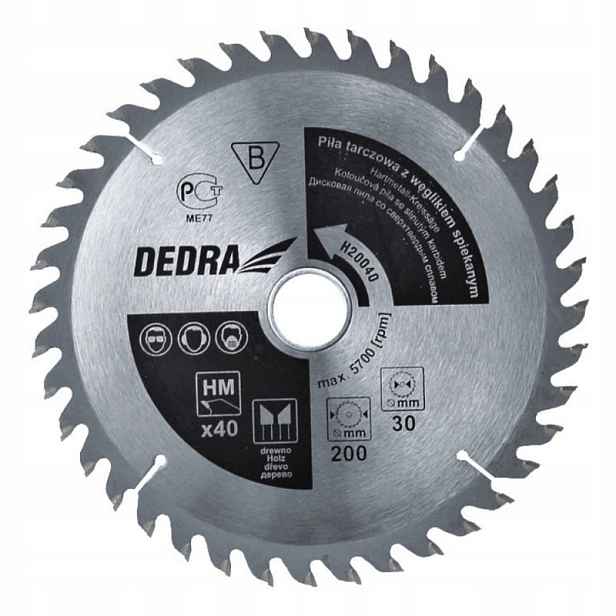 Dedra Kotoučová Pila Na Dřevo 250X60X30 MM