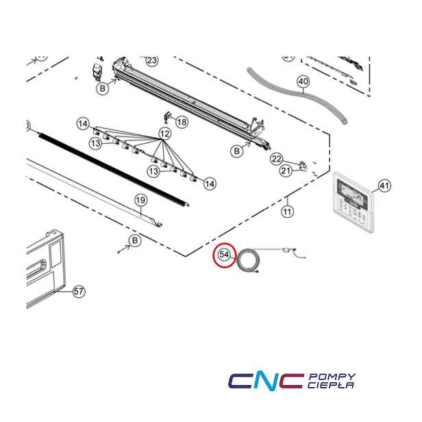 Panasonic CWA221113 CWA221109 kabel dálkového ovládání klimatizace
