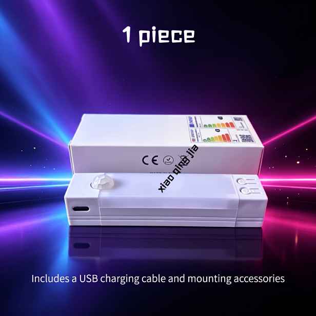 TEMU Xiaoqingjia 1ks USB nabíjená RGB duální kočičí oko nástěnná lampa s 8 režimy, barevná LED projekční nástěnná lampa s projekcí nahoru a dolů,