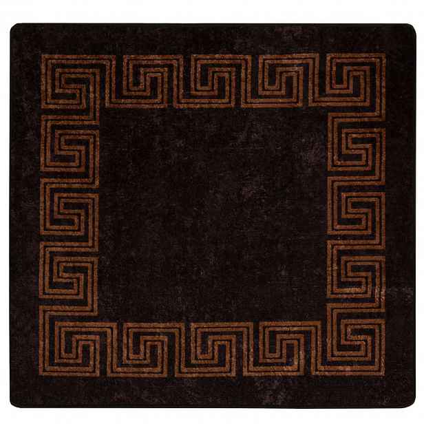 vidaXL Běhoun MARSA Černá 100 x 100 cm Polyester a PVC