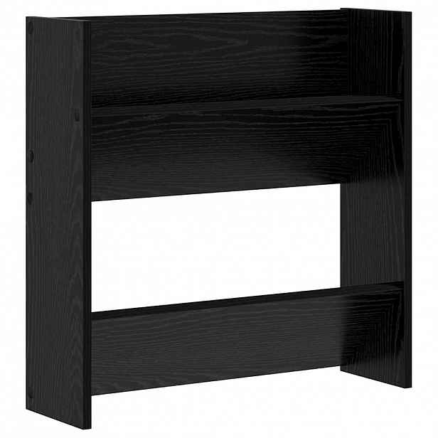 vidaXL Skříň na obuv 60 x 18 x 60 cm Kompozitní dřevo Černý dub