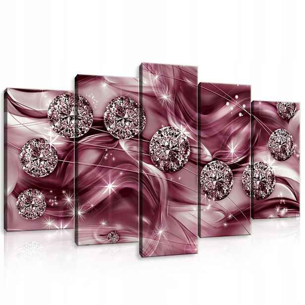 Obraz 100x60 Luxus lesk fialový purpurový abstrakce glamour elegance