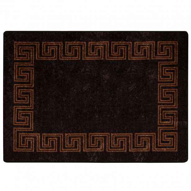 vidaXL Běhoun MARSA Černá 100 x 150 cm Polyester a PVC