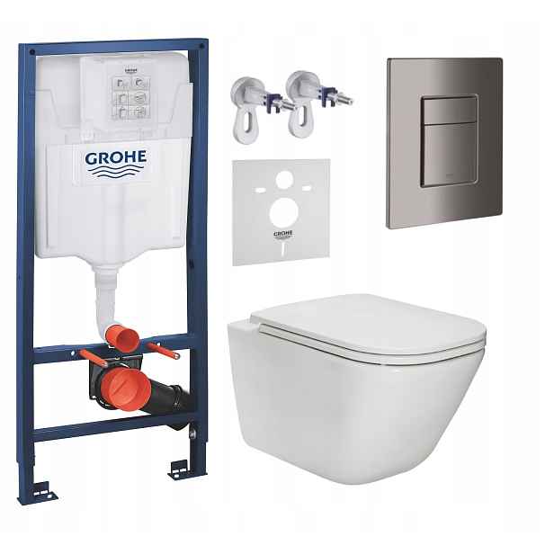 7v1 Wc Set, Stelaz Grohe Wc Mísa Roca Gap Tlačítko Grafit