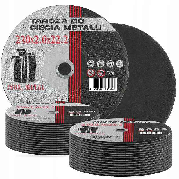 25 x Kotouč Na Řezání Kovu 230 Inox Kotouče Z Nerezové Oceli Aluminium Bla If
