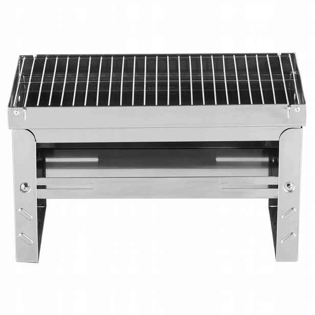 Mustang Outdoor Nerezový skládací gril, cestovní, na uhlí taška 325421