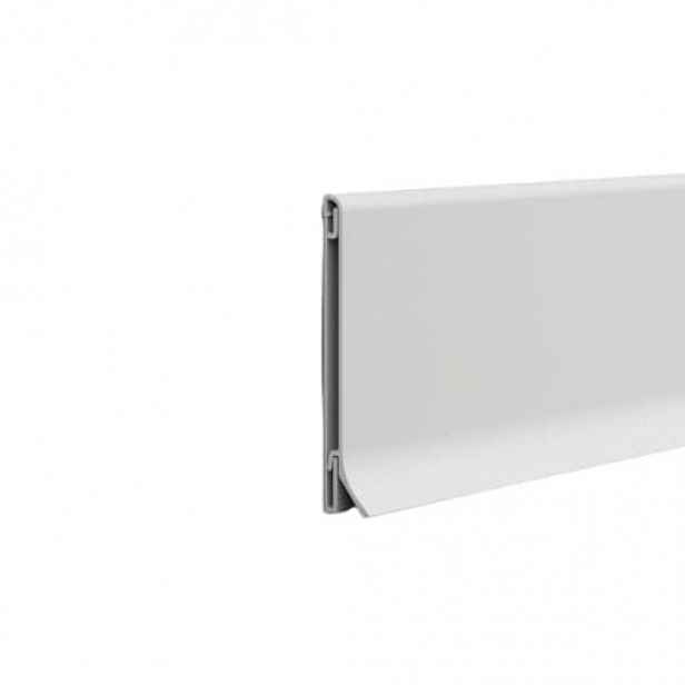 Soklová lišta sokl Eviso bílá mat, hliník délka 250 cm, výška hrany 60 mm, ASWH0460