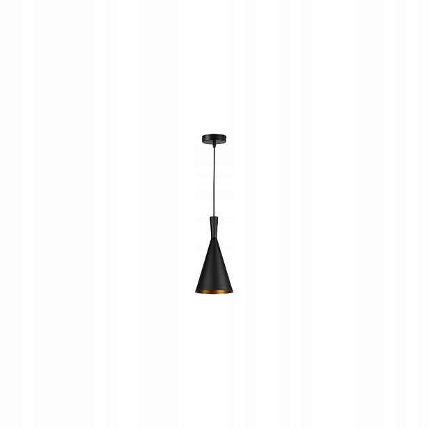 Stropní Svítidlo Černo-zlatá E27 Pinio 35W Aluminium