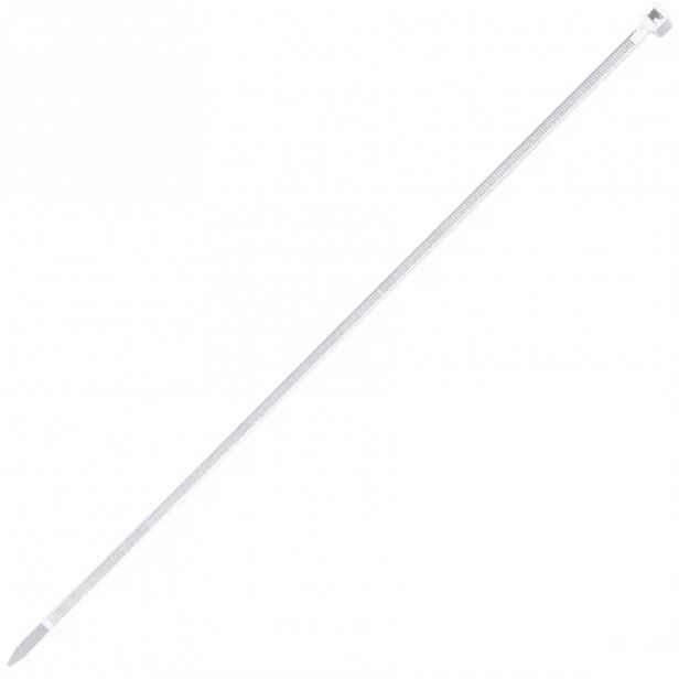 Vázací pásky 3.6 x 150 mm bílé, nylon, 100 ks.