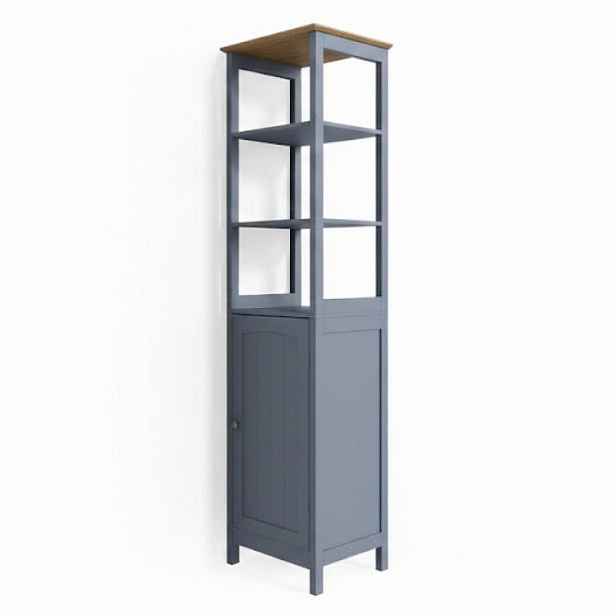 Vicco KOUPELNOVÁ SKŘÍŇKA Bianco Šedá 40 x 160 cm