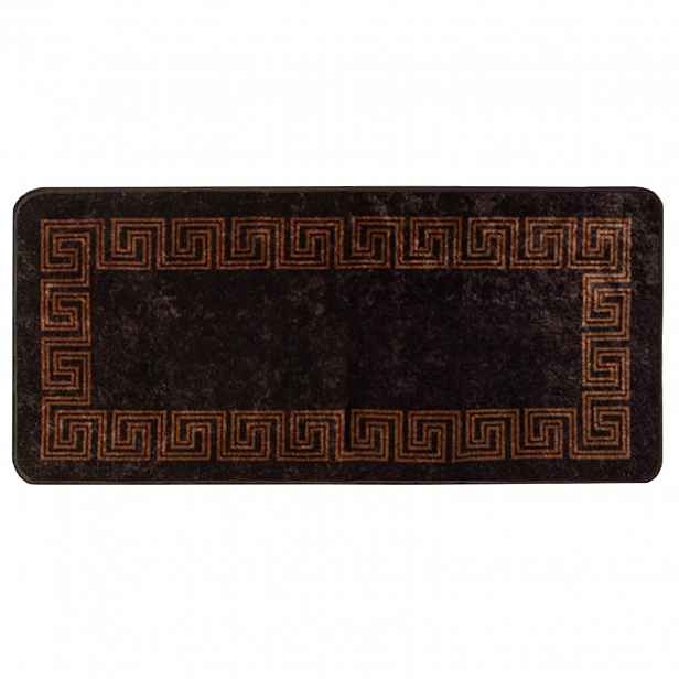 vidaXL Běhoun MARSA Černá 100 x 200 cm Polyester a PVC