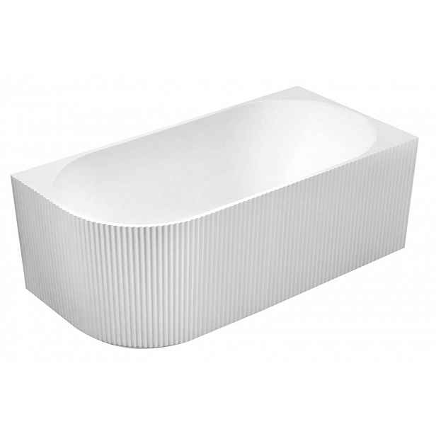 Aqualine Tibera - Vana 150x75 cm, pravá, bílá E1037G