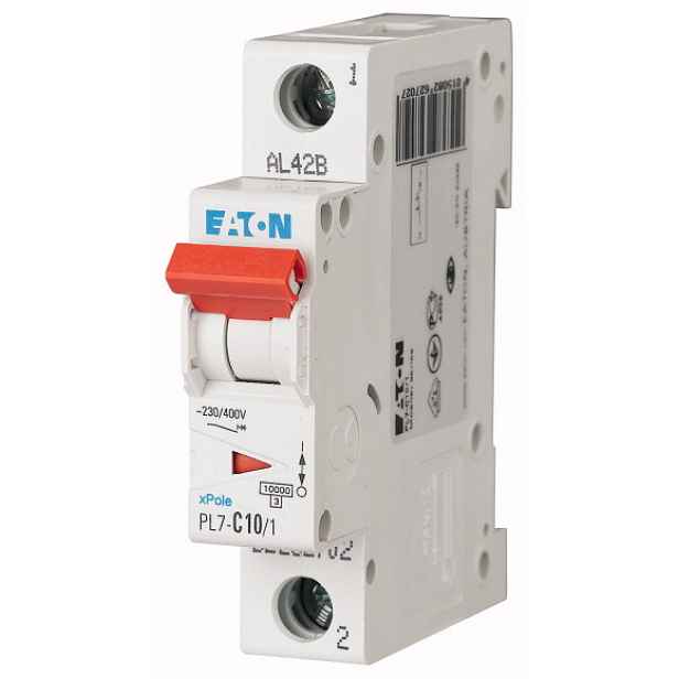 Jistič Eaton PL7-D10/1 10 kA D 10 A