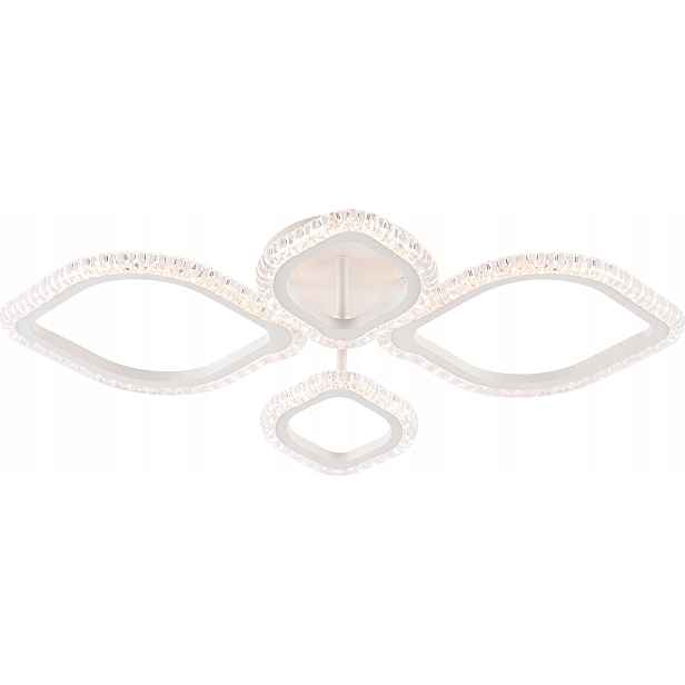 Moderní Led Lustr 56W, Bílý, Minimalistický Design, Vargo DL1235