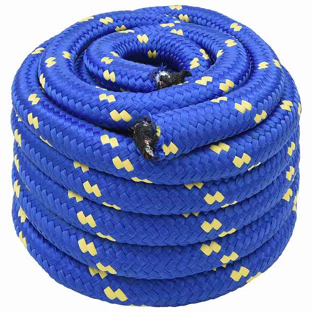 vidaXL Víceúčelové užitkové lano 40 mm 5 m Modrá PP