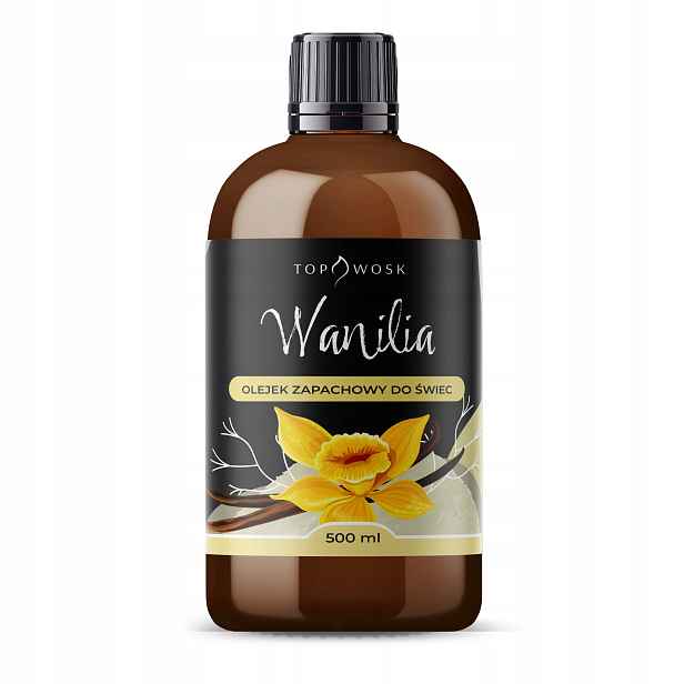 Vůně do voskových svíček parafínový vonný olej Vanilka 500 ml