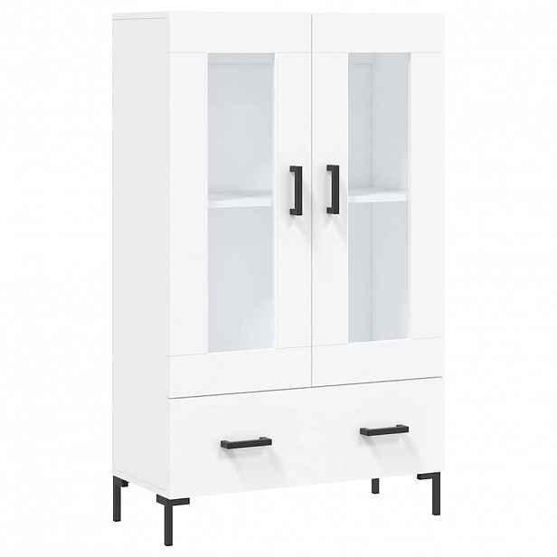 vidaXL Skříň highboard bílá 69,5 x 31 x 115 cm kompozitní dřevo