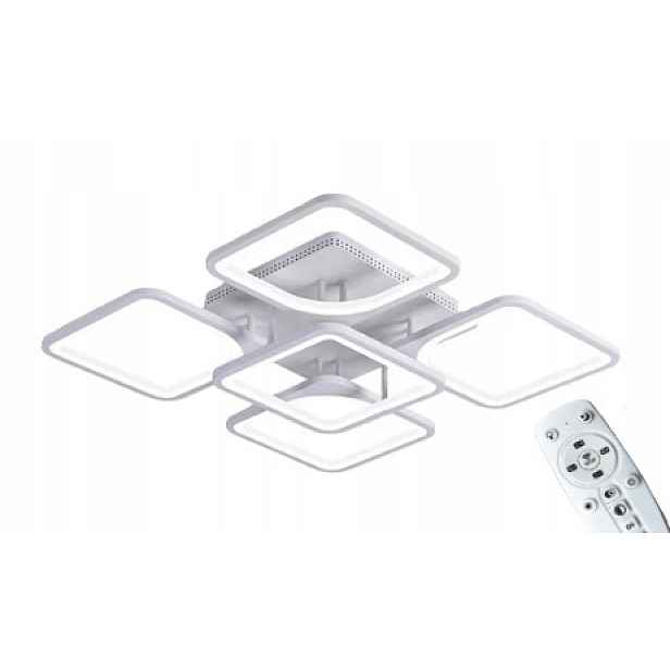 Led stropní lampa Quadri Malá bílá
