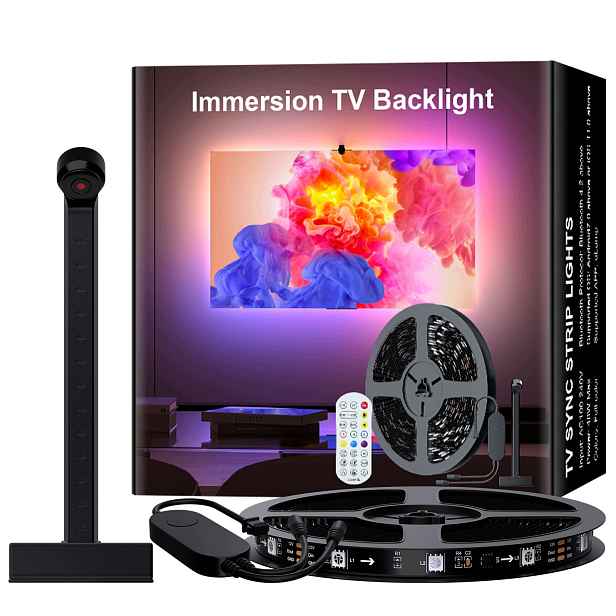 Led Tv páska s synchronizací obrazu Sensor Ar Dálkový Ovladač Aplikace 55-65 palců