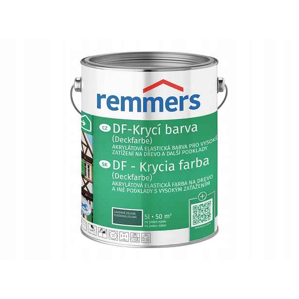 Remmers Df Krycí barva 5l, Flaschengruen Lahvově zelená