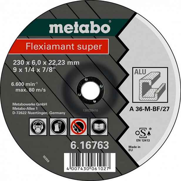 Metabo - Brusný kotouč na hliník 125x22,23 mm 616749000
