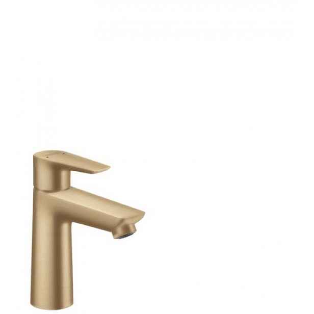 Umyvadlová baterie Hansgrohe Talis E bez výpusti kartáčovaný bronz 71712140